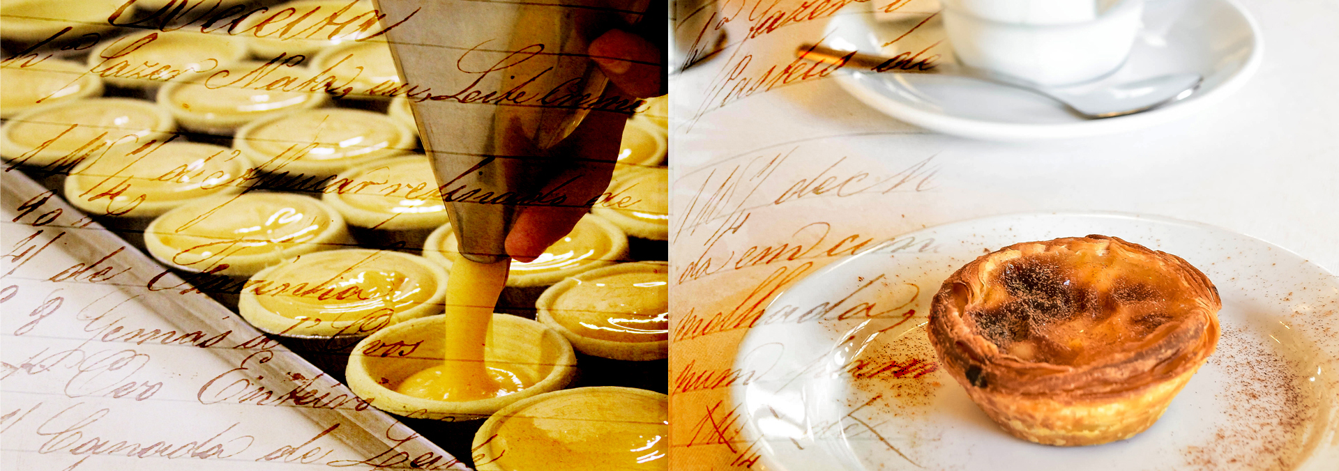 O delicioso Pastel de Nata com a receita tradicional desde 1829 na Confeitaria Nacional